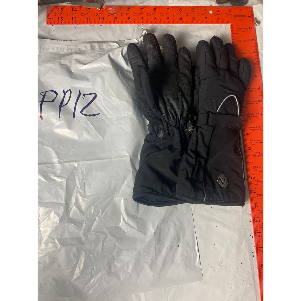 Black Diamond Glissade Insulated Snow Gloves Black Unisex Winter Sports Gauntlet